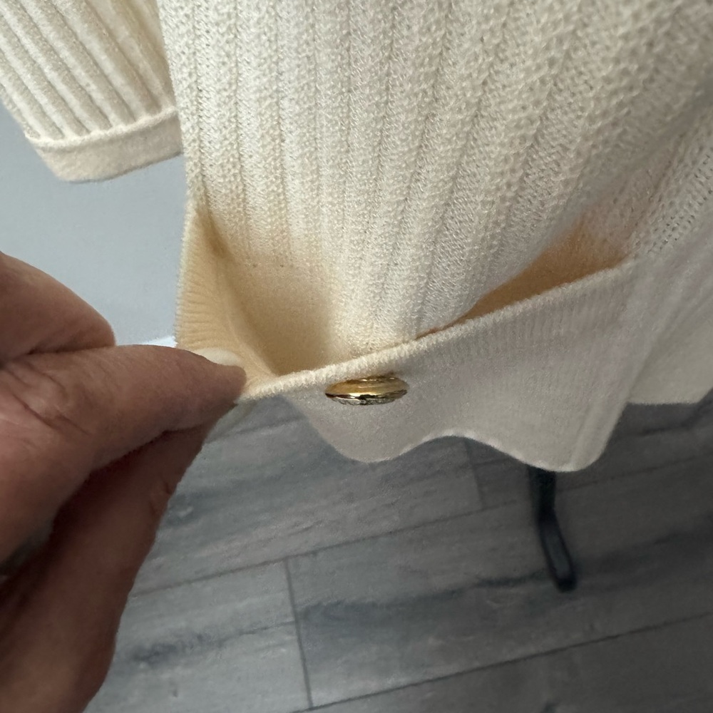 St John jacket 4 Cream Button-Up Women's jacket - Picture 6 of 10